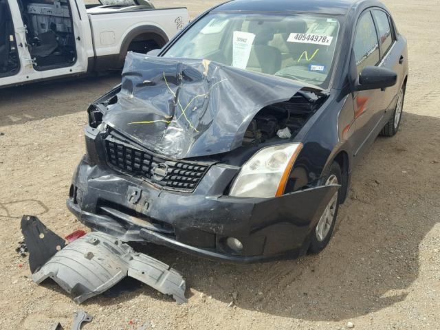 3N1AB61E08L689258 - 2008 NISSAN SENTRA 2.0 BLACK photo 2