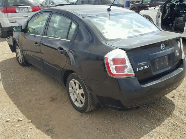 3N1AB61E08L689258 - 2008 NISSAN SENTRA 2.0 BLACK photo 3