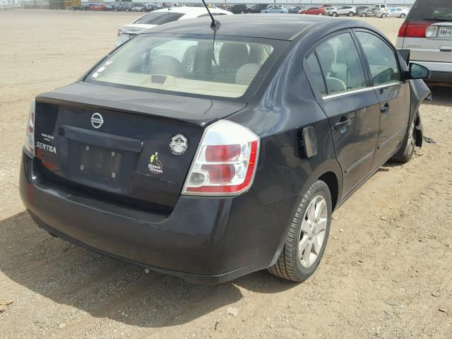 3N1AB61E08L689258 - 2008 NISSAN SENTRA 2.0 BLACK photo 4