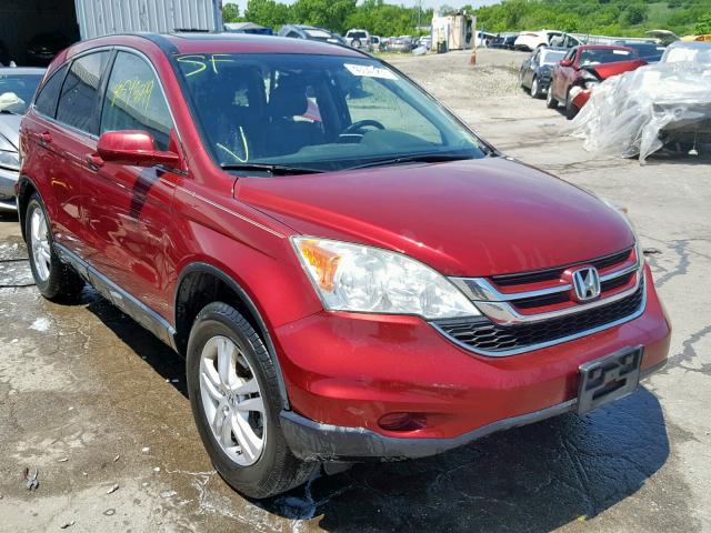 5J6RE3H78BL060731 - 2011 HONDA CR-V EXL BURGUNDY photo 1