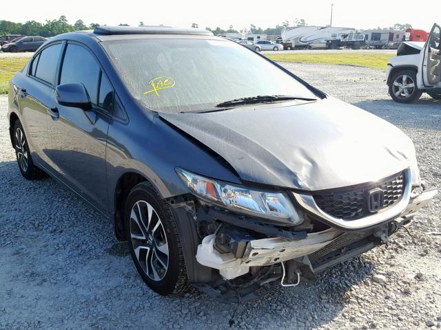 2HGFB2F97DH551017 - 2013 HONDA CIVIC EXL 灰色 照片 1