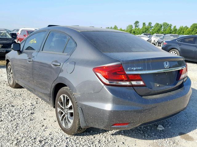 2HGFB2F97DH551017 - 2013 HONDA CIVIC EXL 灰色 照片 3