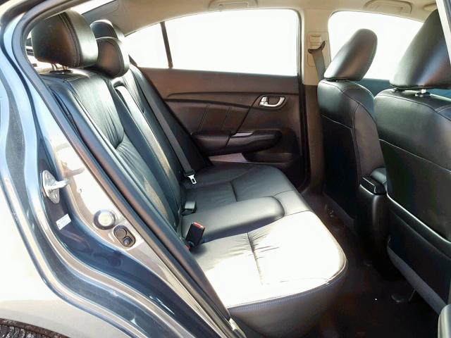 2HGFB2F97DH551017 - 2013 HONDA CIVIC EXL 灰色 照片 6