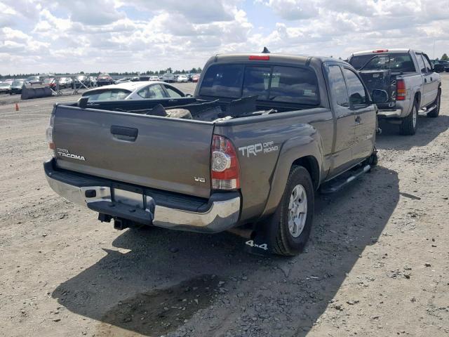 5TFUU4EN0EX085339 - 2014 TOYOTA TACOMA TAN photo 4