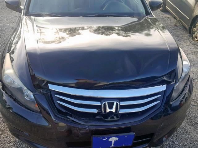 5KBCP3F80BB001680 - 2011 HONDA ACCORD EXL BLACK photo 7