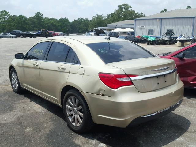 1C3BC1FG3BN502814 - 2011 CHRYSLER 200 TOURIN GOLD photo 3