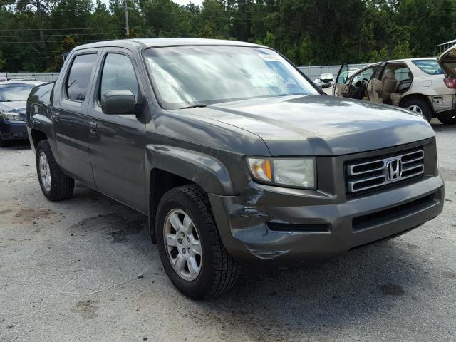 2HJYK16426H553150 - 2006 HONDA RIDGELINE GREEN photo 1