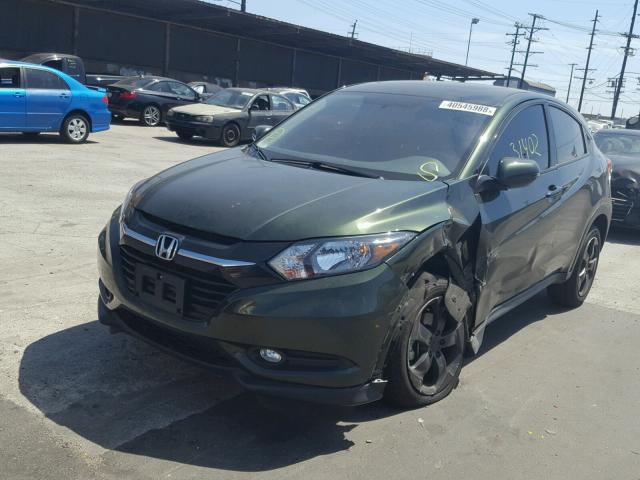 3CZRU5H54GM754464 - 2016 HONDA HR-V EX GREEN photo 2