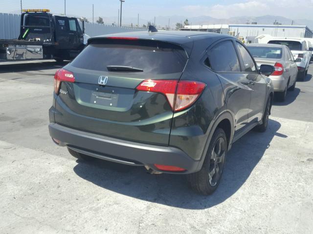 3CZRU5H54GM754464 - 2016 HONDA HR-V EX GREEN photo 4