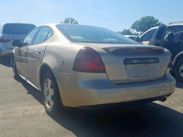 2G2WP522151226078 - 2005 PONTIAC GRAND PRIX GOLD photo 3