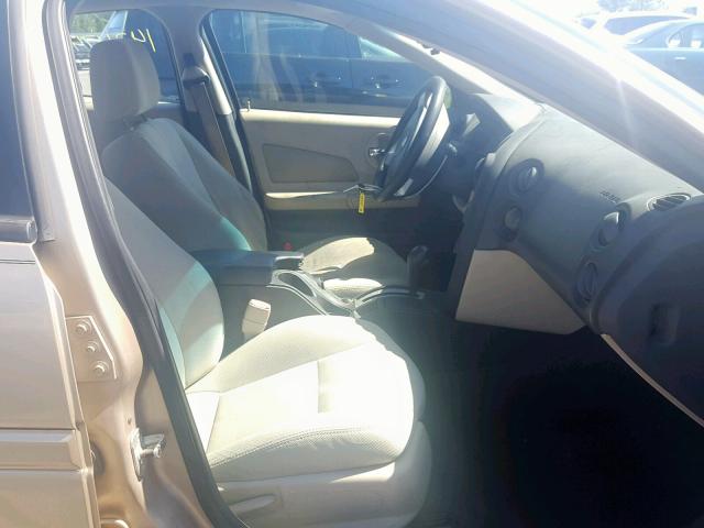 2G2WP522151226078 - 2005 PONTIAC GRAND PRIX GOLD photo 5