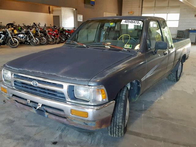 JT4RN93P7N5053844 - 1992 TOYOTA PICKUP 1/2 GRAY photo 2