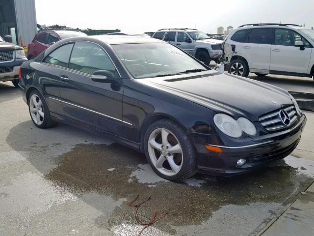 WDBTJ65J84F116188 - 2004 MERCEDES-BENZ CLK 320C BLACK photo 1