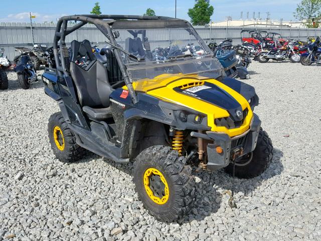 3JBKKLP14EJ000594 - 2014 CAN-AM COMMANDER YELLOW photo 1