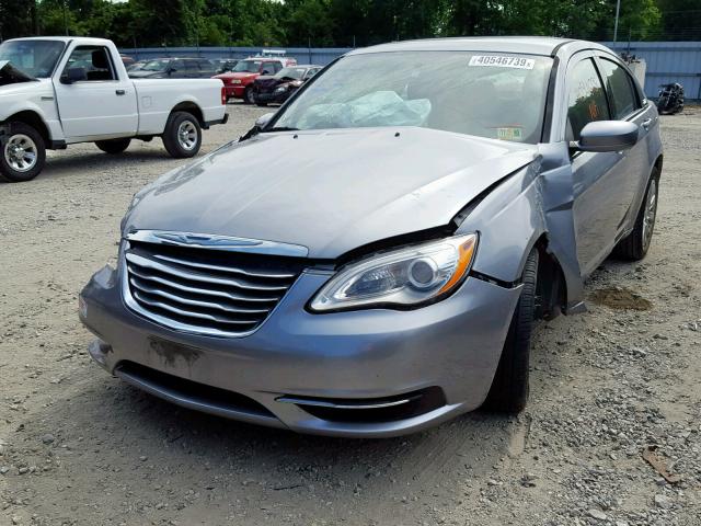 1C3CCBAB9EN230179 - 2014 CHRYSLER 200 LX SILVER photo 2