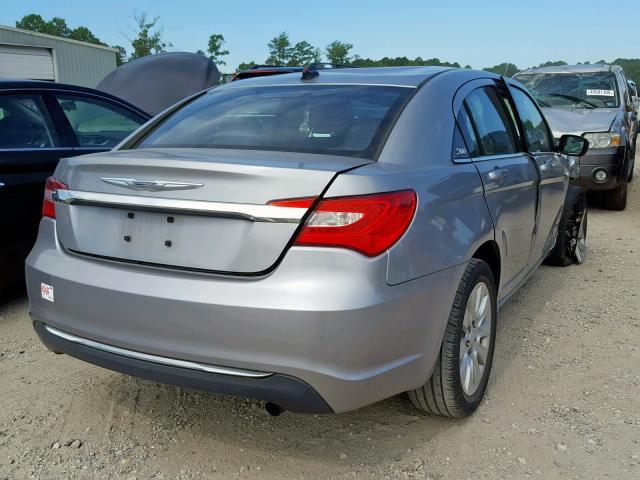 1C3CCBAB9EN230179 - 2014 CHRYSLER 200 LX SILVER photo 4