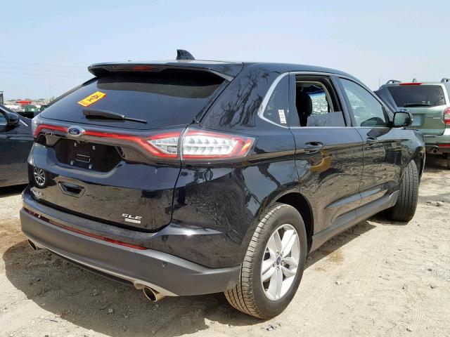 2FMPK3J97HBC07854 - 2017 FORD EDGE SEL BLACK photo 4