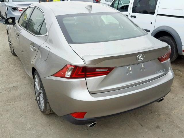 JTHBA1D26G5014875 - 2016 LEXUS IS 200T GRAY photo 3