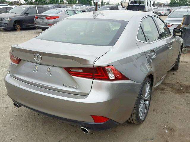 JTHBA1D26G5014875 - 2016 LEXUS IS 200T GRAY photo 4