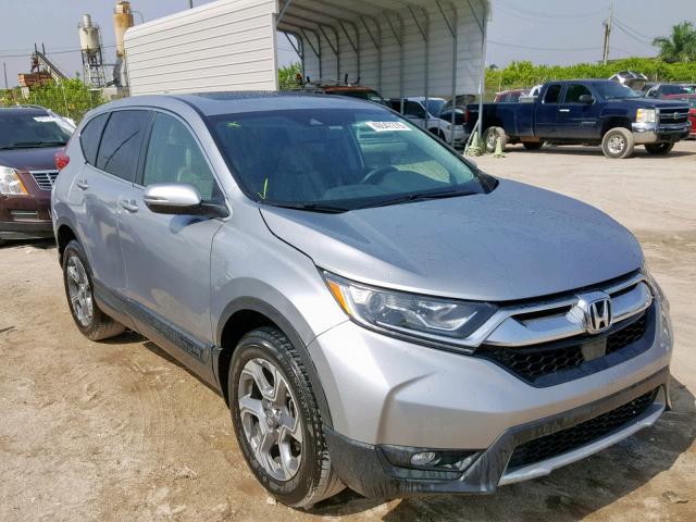 2HKRW2H84JH620334 - 2018 HONDA CR-V EXL GRAY photo 1