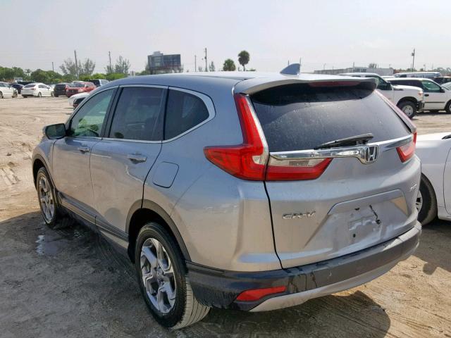 2HKRW2H84JH620334 - 2018 HONDA CR-V EXL GRAY photo 3