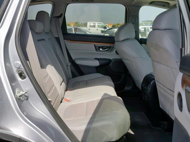 2HKRW2H84JH620334 - 2018 HONDA CR-V EXL GRAY photo 6