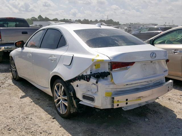 JTHBA1D21J5071265 - 2018 LEXUS IS 300 WHITE photo 3