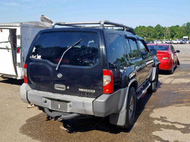 5N1ED28Y4YC559587 - 2000 NISSAN XTERRA XE BLACK photo 4