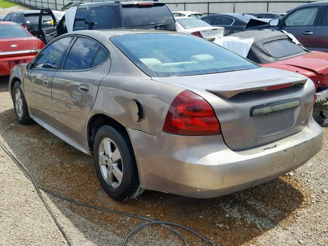 2G2WP552061268769 - 2006 PONTIAC GRAND PRIX BEIGE photo 3