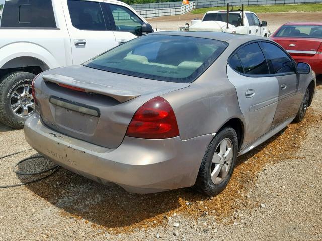 2G2WP552061268769 - 2006 PONTIAC GRAND PRIX BEIGE photo 4