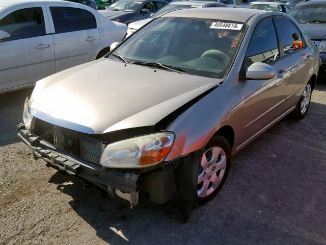 KNAFE121085528740 - 2008 KIA SPECTRA EX GOLD photo 2