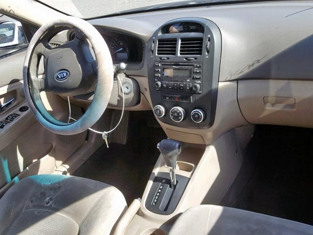 KNAFE121085528740 - 2008 KIA SPECTRA EX GOLD photo 9