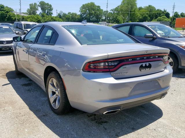 2C3CDXHGXJH169200 - 2018 DODGE CHARGER SX GRAY photo 3