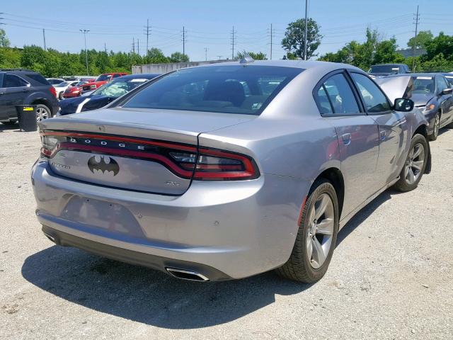 2C3CDXHGXJH169200 - 2018 DODGE CHARGER SX GRAY photo 4