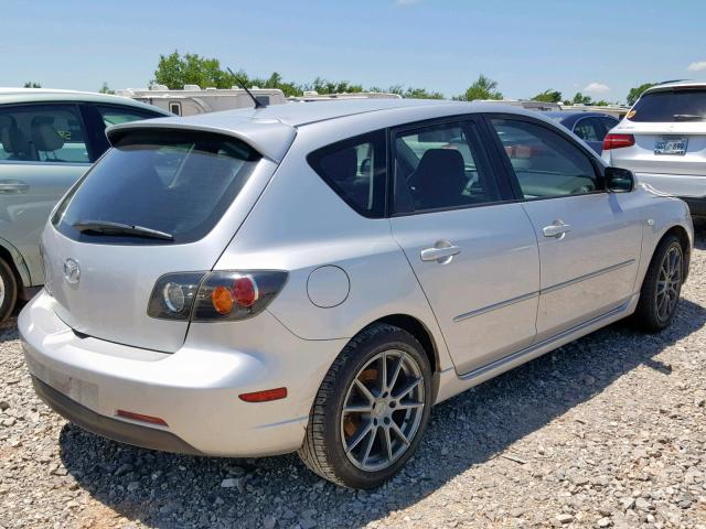 JM1BK143X41101544 - 2004 MAZDA 3 HATCHBAC SILVER photo 4