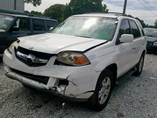 2HNYD18896H507890 - 2006 ACURA MDX TOURIN WHITE photo 2