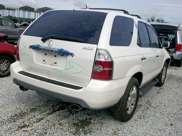 2HNYD18896H507890 - 2006 ACURA MDX TOURIN WHITE photo 4