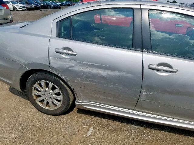 4A32B2FF3AE002594 - 2010 MITSUBISHI GALANT FE SILVER photo 9