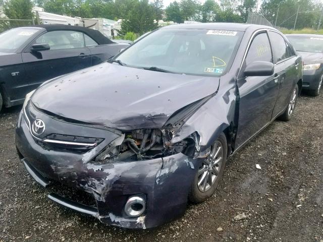 4T1BB46K08U031249 - 2008 TOYOTA CAMRY HYBR GRAY photo 2