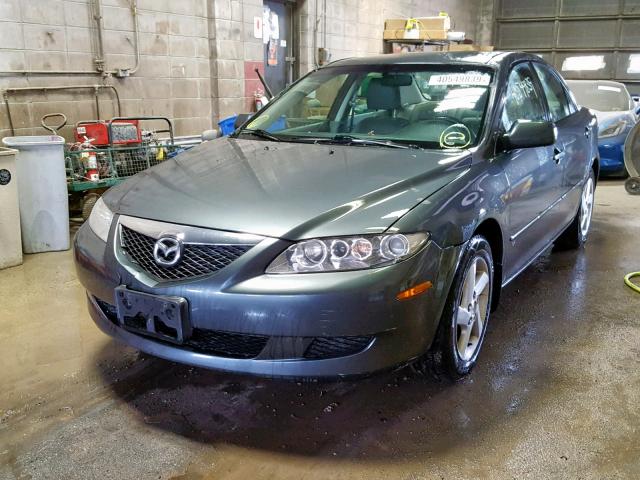 1YVFP80D935M32708 - 2003 MAZDA 6 S GRAY photo 2