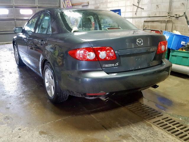 1YVFP80D935M32708 - 2003 MAZDA 6 S GRAY photo 3