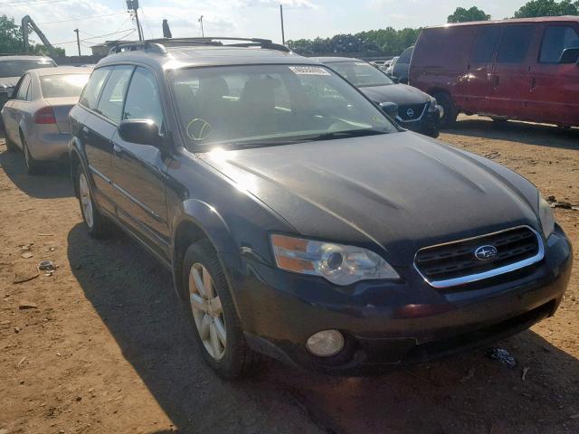 4S4BP62CX77320339 - 2007 SUBARU OUTBACK OU BLACK photo 1