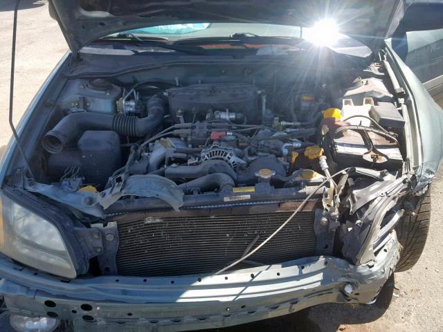 4S3BH675847634255 - 2004 SUBARU LEGACY OUT GREEN photo 7