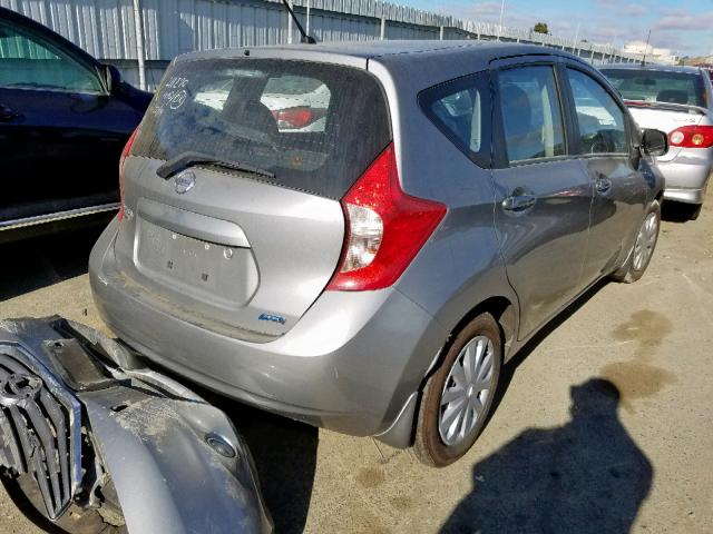 3N1CE2CP2EL403929 - 2014 NISSAN VERSA NOTE GRAY photo 4