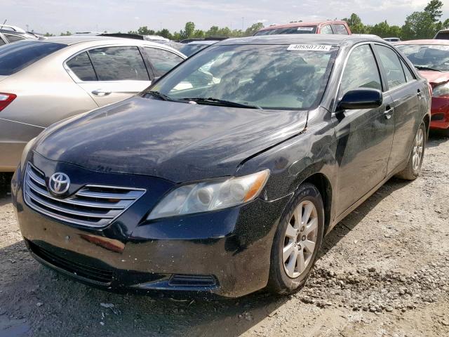 4T1BB46K89U095282 - 2009 TOYOTA CAMRY HYBR BLACK photo 2