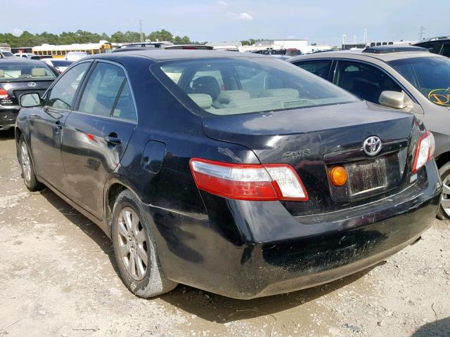 4T1BB46K89U095282 - 2009 TOYOTA CAMRY HYBR BLACK photo 3