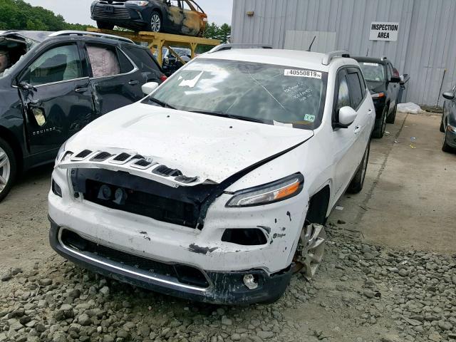 1C4PJMDS5FW753141 - 2015 JEEP CHEROKEE L WHITE photo 2