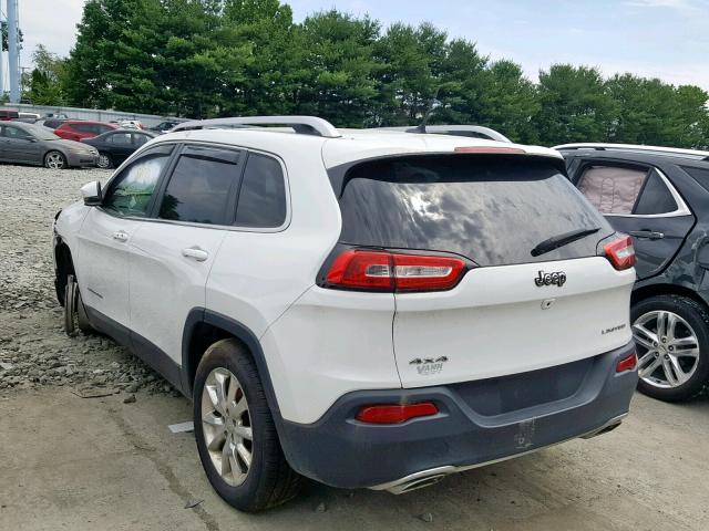 1C4PJMDS5FW753141 - 2015 JEEP CHEROKEE L WHITE photo 3