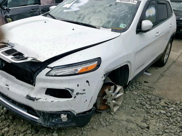 1C4PJMDS5FW753141 - 2015 JEEP CHEROKEE L WHITE photo 9