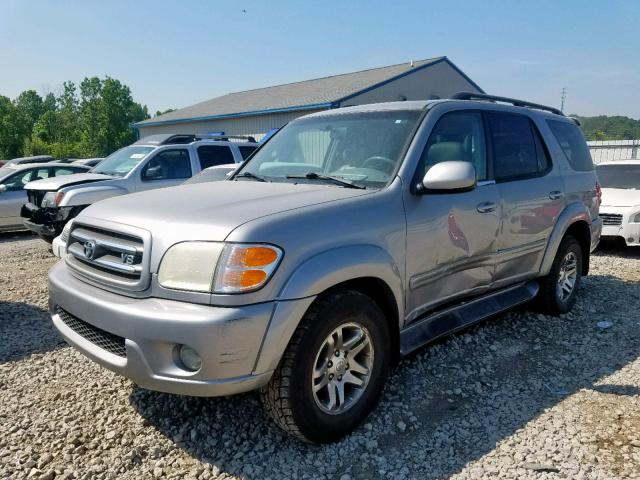 5TDBT48A94S233575 - 2004 TOYOTA SEQUOIA LI SILVER photo 2